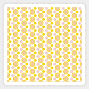 Summer Citrus Pattern - light Sticker